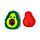 Plush Hand Warmer - Snuggables Avocado