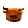 Plush Maxi Slipper Foot Warmer - Highland Coo