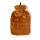 Hot Water Bottle with Plush Cover - Bubble Tea