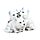 Wolf Ornament - Trio of Puppies