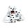 Wolf Ornament - Trio of Puppies
