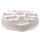 Cute Novelty White Heart Shaped Tiered Display Stand