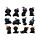 Witches Black Cat World Figures
