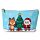 PVC Toiletry Makeup Wash Bag (Medium) - Christmas Festive Friends
