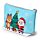PVC Toiletry Makeup Wash Bag (Medium) - Christmas Festive Friends