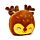 2-in-1 Blankeazzz Plush Toy & Travel Blanket - Festive Friends Christmas Rudolph