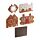 Cardboard Cat Den Playhouse - Christmas Gingerbread House