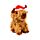 Plush Door Stop - Christmas Highland Coo