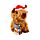 Plush Door Stop - Christmas Highland Coo