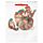 Christmas Gift Bag Large - Kim Haskins Christmas Elves Cats