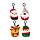 Squidglys Plush Keyring - Christmas Festive Friends