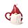 Peeping Lid Ceramic Lidded Character Mug - Christmas Gonk