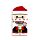 Flip Open Shaped Memo Pad - Christmas Festive Friends Santa 