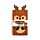 Flip Open Shaped Memo Pad - Christmas Festive Friends Rudolf 