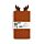 Flip Open Shaped Memo Pad - Christmas Festive Friends Rudolf 
