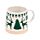 Stoneware Mug - Green Reindeer