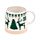 Stoneware Mug - Green Reindeer