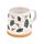 Stoneware Mug - Pine Sprigs & Berries