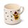Porcelain Mug & Coaster Lid Set - Christmas Jan Pashley Highland Coo