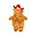 Hot Water Bottle with Plush Cover 1L - Christmas Highland Coo